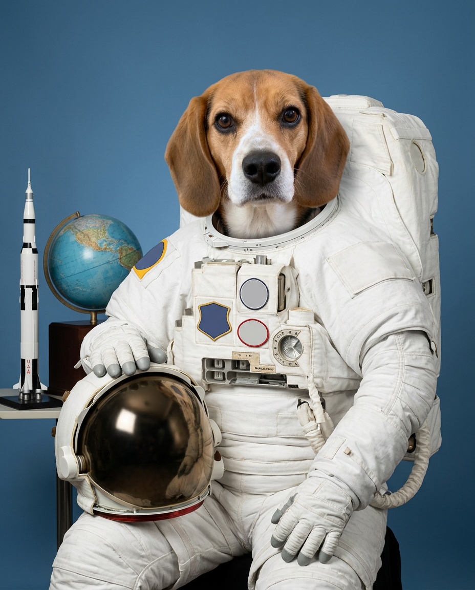 Example of the Space Cadet portrait style