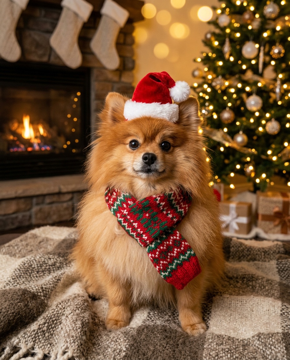 Example of the Home for the Holidays portrait style